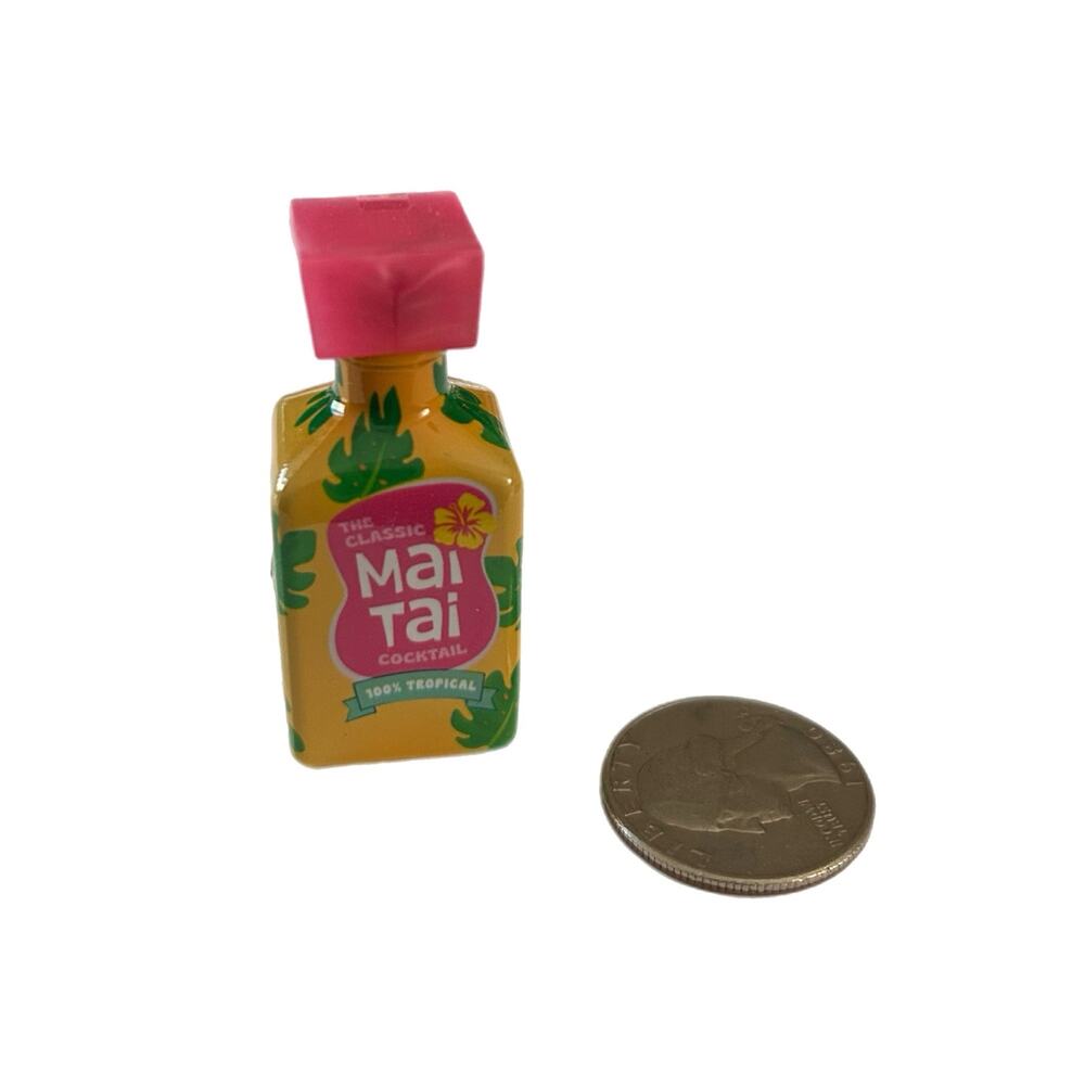 MGA Miniverse The Classic Mai Tai Cocktail Resin New Yellow